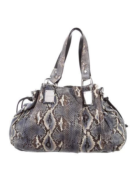 michael kors snakeskin bag